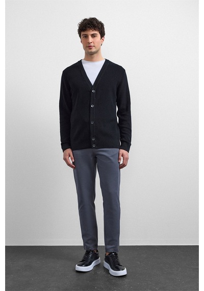 Backandbond Siyah Regular Fit Hırka