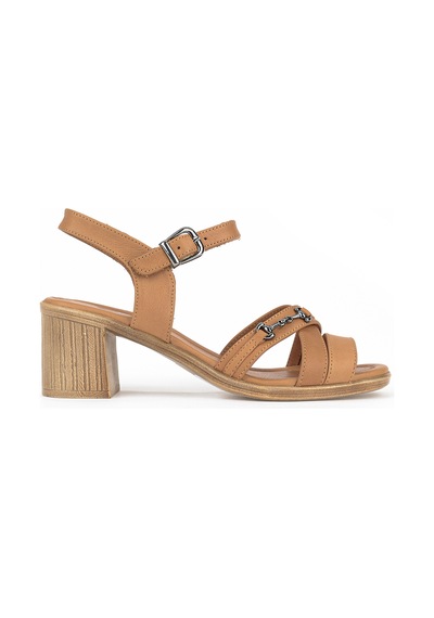 Ziya Kadın Hakiki Deri Topuklu Sandalet 1611020z2220 Camel 1611020z2220 314 36