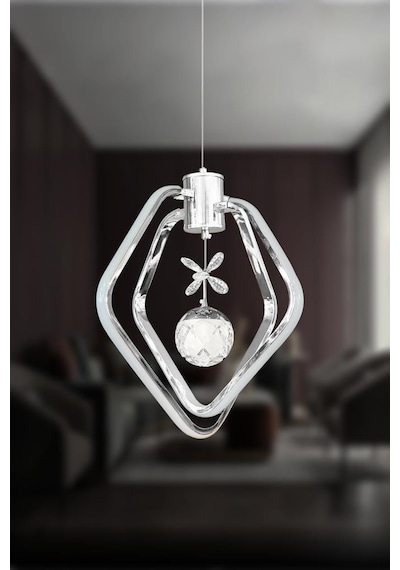 Eray Aydınlatma 1601-3 Krom Led Avize Krom