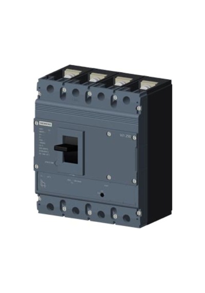 Siemens 3vj1216-3eb42-0aa0 Sinoplus Kompakt Şalter, 4 Kutup 25ka 3vj12, 112a-160 Amper Ayarlı Tip Termik