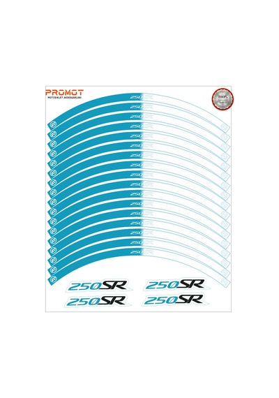Motosiklet Jant Şeridi Cf Moto 250 Sr 5 Nötr