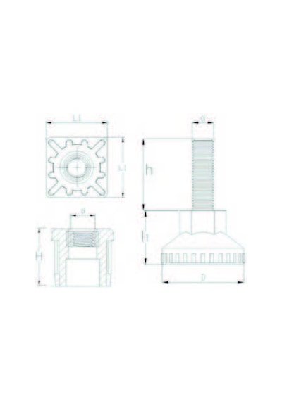 Rt505012 Kare Rotil Takım 50X50 M12