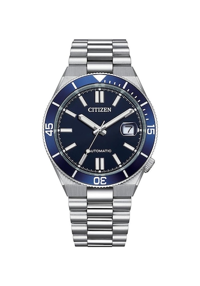 Citizen Tsuyosa Shore Navy Blue Nj0230-59l Otomatik Erkek Kol Saati Metalik Gri