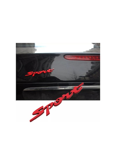 Sport Kırmızı Bagaj Yazısı 3m 3d Abs Hyundai Genesis