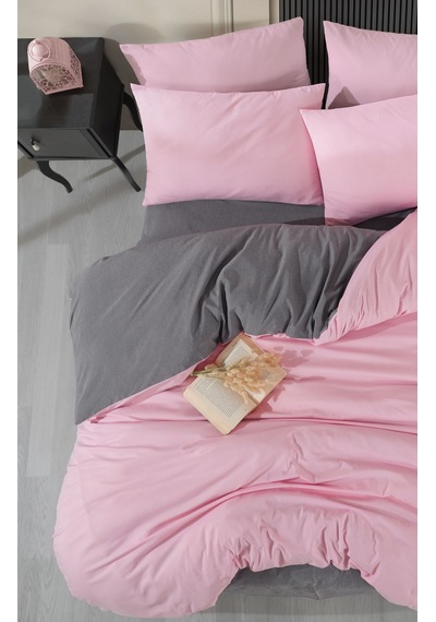 Loyal Home Çift Kişilik Nevresim Seti Çarşafsız - Pembe