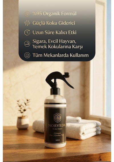 Norveda Koku Önleyici, Evcil Hayvan Koku Giderici Sprey 500 Ml. Fresh