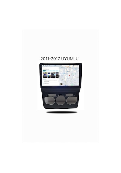 Snp Serisi Citroen C4 2011-2017 Uyumlu 10" Android Multimedya Ekran 6-128 Gb Hafıza Carplay & Android Auto Geri Görüş Kamerası li 10"