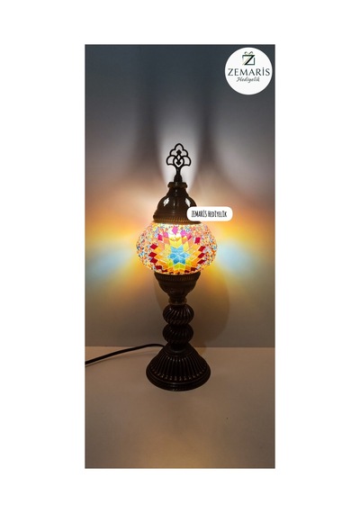 El Yapımı Otantik Mozaik Masa Kırmızı - 752268725 Kırmızı