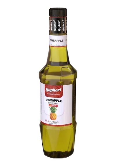Saphori Acılı Ananas Kokteyl Şurubu Acılı Ananas Şurubu 700 Ml