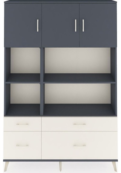 Arges Dolap 8 Raflı 4 Çekmeceli 3 Kapaklı 132x30x195 Antrasit-antrasit/aytaşı Antrasıt/aytası Arges Dolap 8 Raflı 4 Çekmeceli 3 Kapaklı 132x30x195 Antrasit-antrasit/aytaşı Antrasıt/aytası