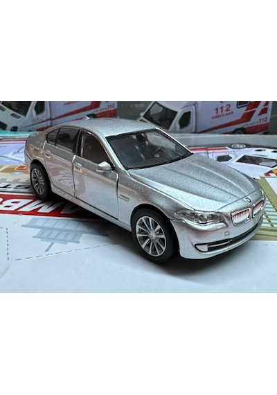 Oyuncak Metal Model Araba 1/36 Çek Bırak Bmw 535i Gri