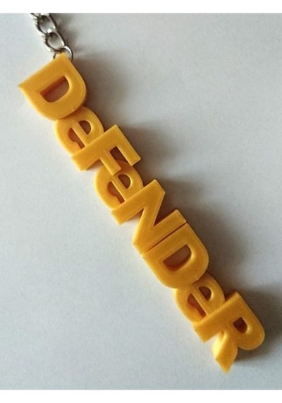 İsme Özel 3d Isimli Anahtarlık Çok Renkli