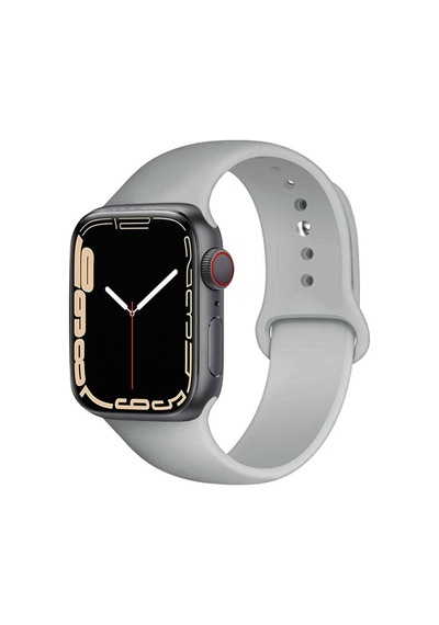 Apple Uyumlu  Watch  2/ 3/ 4/ 5/ 6/ 7/ 8/ Se Kayış 38/ 40/ 41mm Yumuşak Silikon Large Kordon