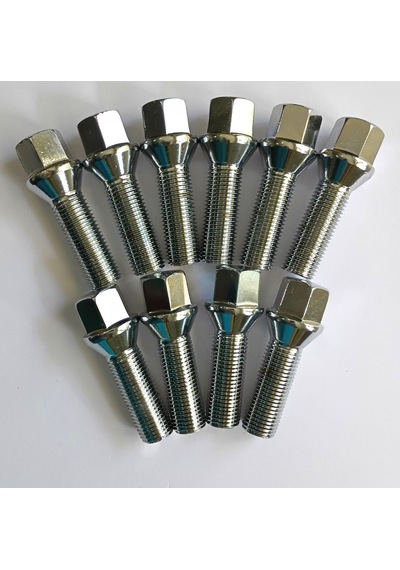 Bijon Takımı Krom Kaplı M14x1.5 - Aa 17mm Diş/boy 36/62 Mm, 10 Ad