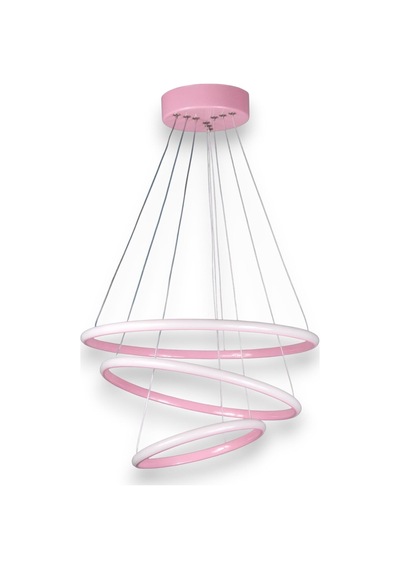 Rings Modern Tasarım Pembe Renk - Yatak Odası - Salon -çocuk ... Pembe