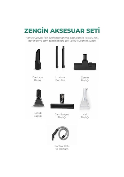 Ayrex Kt-503 Premium Koltuk & Halı Yıkama Makinesi 800w 17 Kpa