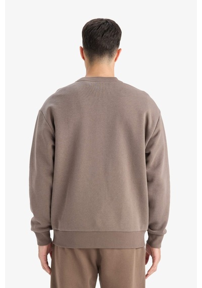 Defacto Relax Fit Bisiklet Yaka Kalın İçi Yumuşak Tüylü Basic Düz Sweatshirt T5139az25aubn571 Kahve Defacto Relax Fit Bisiklet Yaka Kalın İçi Yumuşak Tüylü Basic Düz Sweatshirt T5139az25aubn571 Kahve
