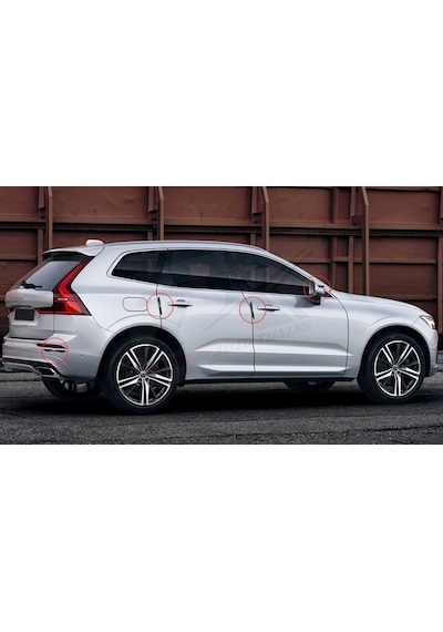 Skoda Logo Kapı Kenarı Koruma Şeffaf Kauçuk 3M Band New Style