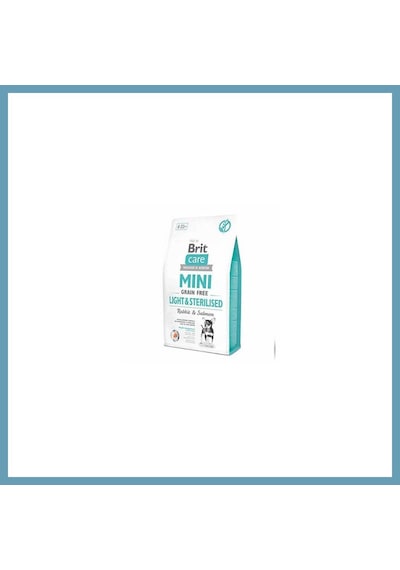 Brit Care Mini Light Sterilised Tavşan Ve Somonlu Tahılsız Kısırlaştırılmış Köpek Maması 2 Kg Mbt06