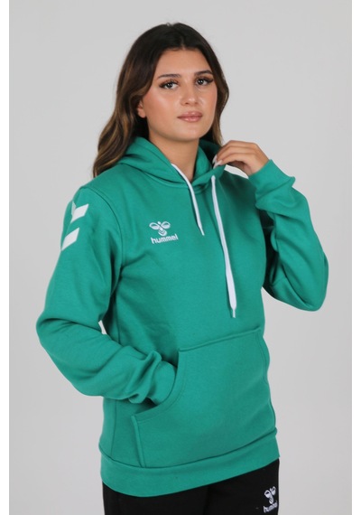 Hummel Armin Pamuklu Hoodie Yeşil