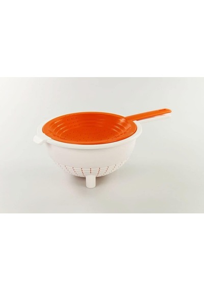 Tupperware Çift Süzgeç Turuncu
