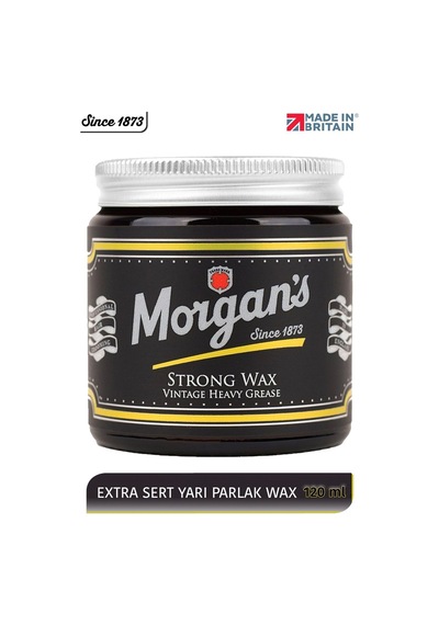 Morgan's Strong Wax Vintage Heavy Grease - Zor Saçlara Özel Güçlü Tutuşlu Wax 120 Ml