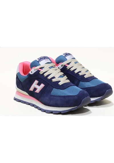 Hammer Jack Peru Lacivert Coral Kadın Hakiki Deri Sneakers Ayakkabı Lacivert