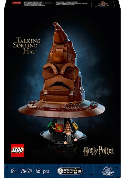 LEGO® Harry Potter™ Konuşan Seçmen Şapka 76429 Yetişkinler için Koleksiyonluk ve Sergilenebilir Model Yapım Seti - 561 Parça