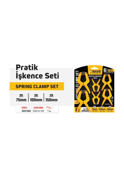 Sgs1684 - Mandal Tipi Pratik İşkence Seti 6 Parça