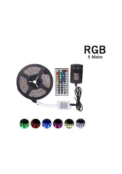 Ct 4558 Cata Rgb Şerit Led Kumandalı Trafolu Set 220v