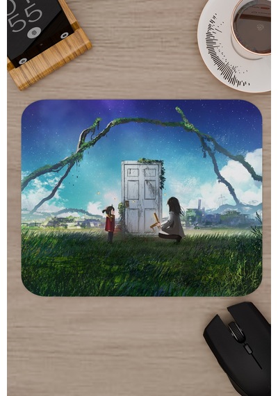 Suzume Anime V5 - 22x18 Gaming Kauçuk Kaymaz Taban Mouse Pad Fare Altlığı