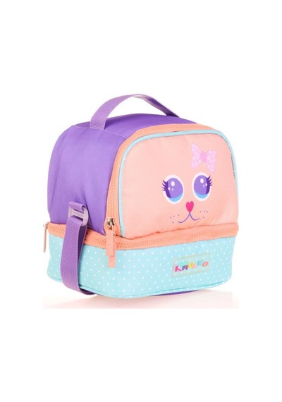 Kaukko Kids Beslenme Çantası Cute Face Cat L7142