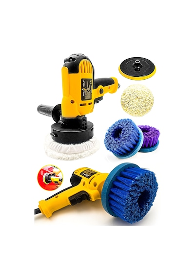 6 Kademe Devir Ayarlı Zımpara Parlatma Pasta Cila Polisaj Makine