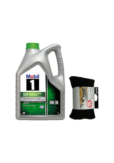 Mobil 1 ESP 0W-30 Tam Sentetik Motor Yağı 5 L + Gojo Silikon Dolgulu Boyun Yastığı