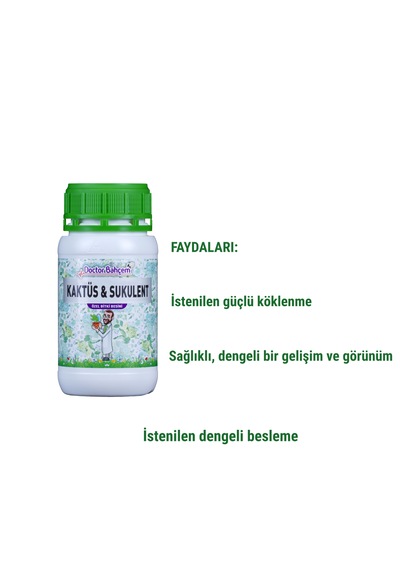 Doctor Bahçem Kaktüs & Sukulent Özel Sıvı Bitki Besini 1 L
