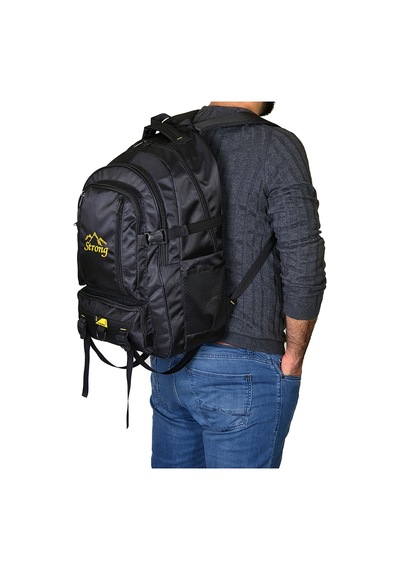 Strong Bag Strong 17-18.4 İnch Laptop Bölmeli Büyük Boy Sırt Çantası .Dağcı Çok Renkli