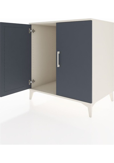 Kronos Şifonyer 2 Kapaklı 88x59x96 Aytaşı-antrasit Aytaşı
