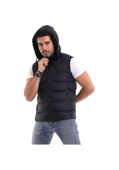 Euromoda Everest Erkek Spor Günlük Silikon Dolgu Çıkartılabilen Fermuarlı Lacivert