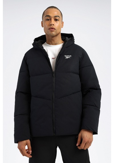 Reebok Mont Erkek Siyah Morsat Puffer Coat 000000000102697363
