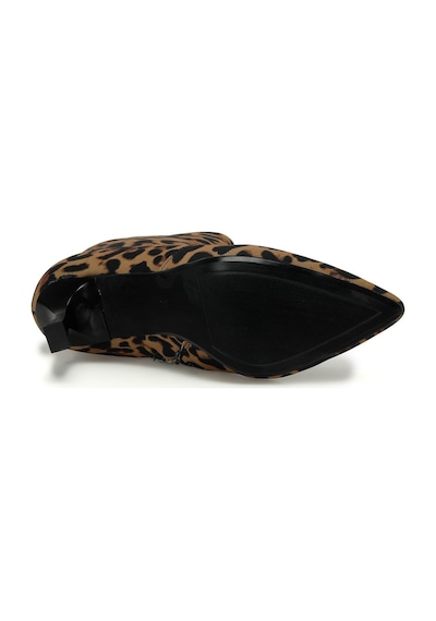 Butigo 24k-526 4pr Leopar Kadın Topuklu Bot 000000000102025499 Kahverengi