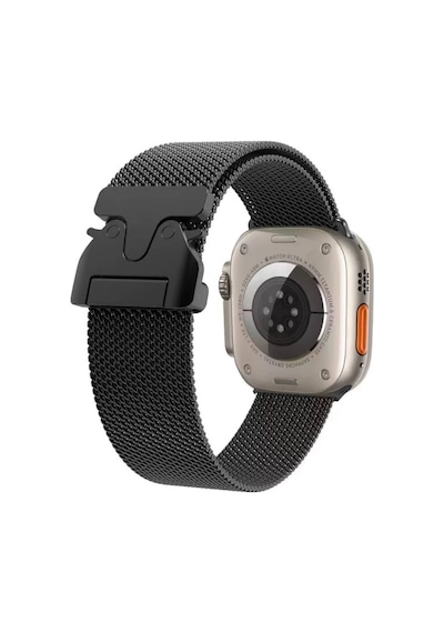 Apple Uyumlu  Watch  Series 10 46mm Aliminyum Alaşım Hasır Metal Akıllı Saat Kordonu