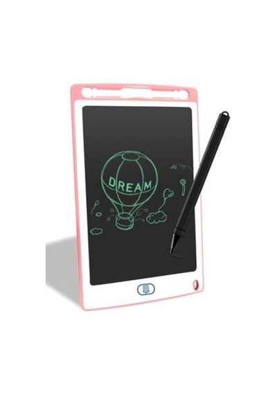 Grafik Digital Çocuk Yazı Çizim Tableti Lcd 8.5 Inc Ekranlı + Bilgisayar Kalemli Tabletpembe
