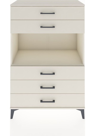 Hyperion Dolap Tek Raflı 5 Çekmeceli 88x44x134 Aytaşı-aytaşı Aytaşı