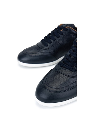 Tamer Tanca Erkek Hakiki Deri Lacivert Sneakers & Spor Ayakkabı 04 1202 Erk Ayk Y26 Lacıvert