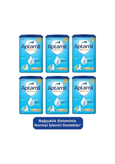 Aptamil 4 Numara Devam Sütü 800 G 6'lı Paket