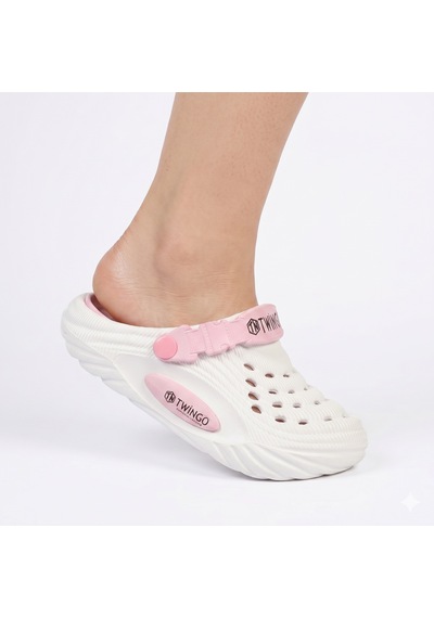 Pico Kids Twng Eva Plaj Havuz Okul Kreş Kız Çocuk Sandalet Terlik Beyaz-pembe