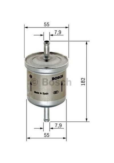 Volvo S40 Iı 1.6 11.2004 - 08.2012 Bosch Benzin Filtresi