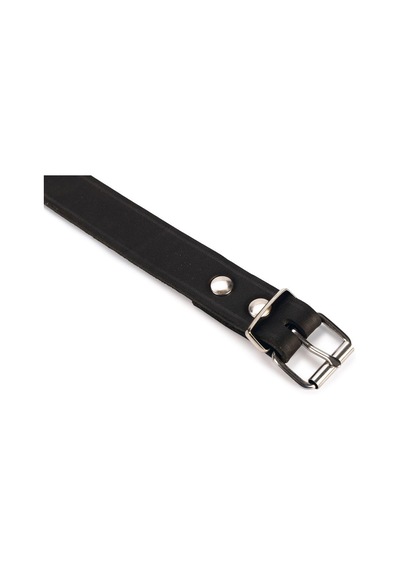 Deri Evcil Hayvan Boyun Tasması, 27 Cm-10 Mm, Siyah Çok Renkli