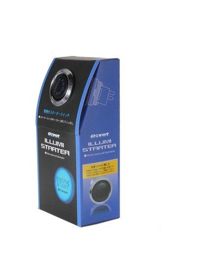 12v Araba Motoru Başlat Basmalı Düğme Anahtarı Ateşleme Marş Kiti Mavi Led Evrensel