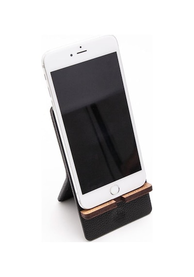 Turgut Office Deri Dikey Telefon Tutucu